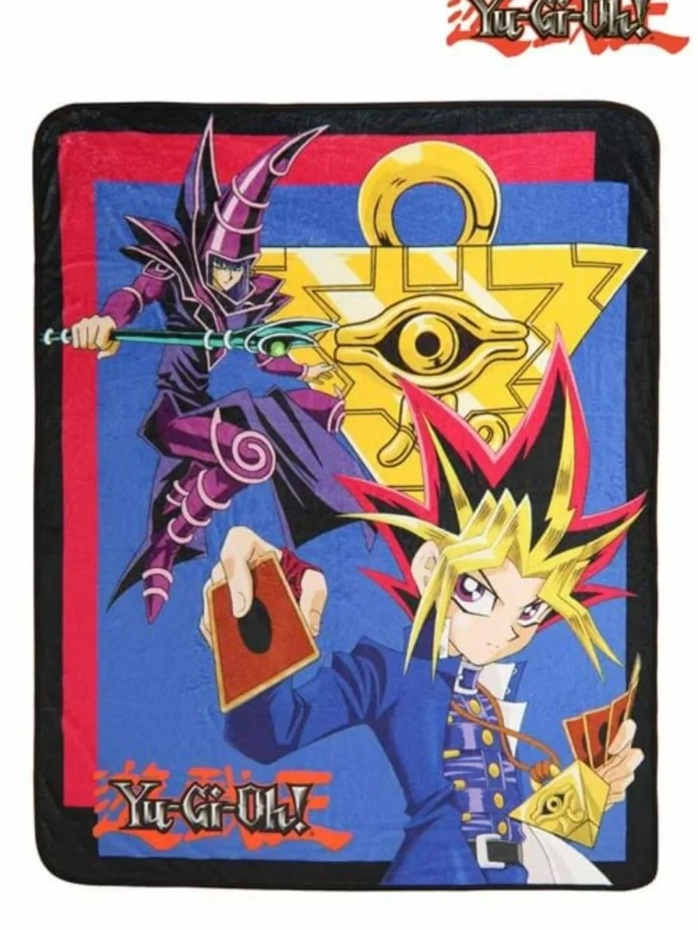 Yu-Gi-Oh! AOP Canvas Backpack & Fleece Throw Blanket Bundle Official NWT Anime